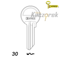 Expres 192 - klucz surowy mosiężny - 30